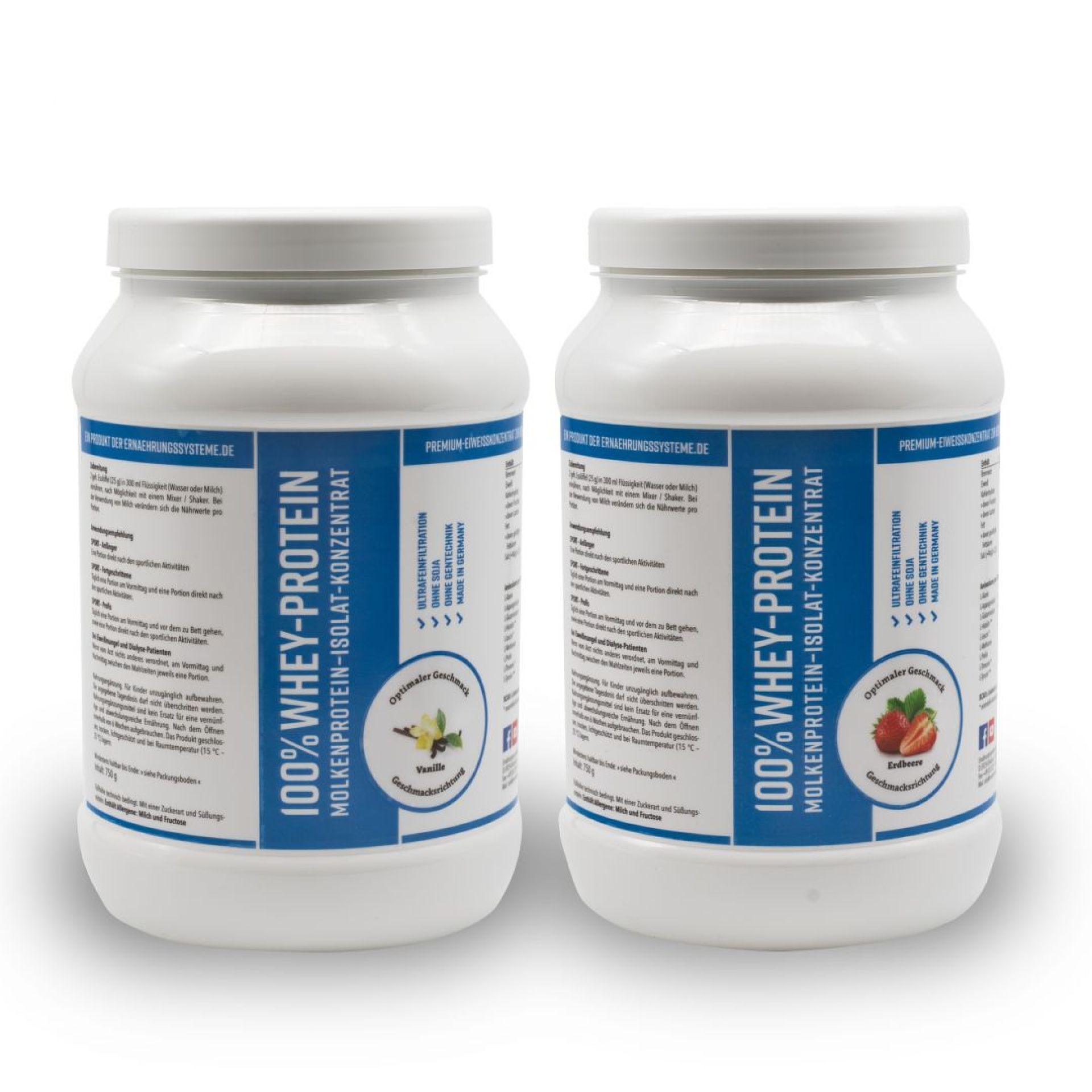 Spar-Set 2 x WHEY-PROTEIN Geschmack frei wählbar